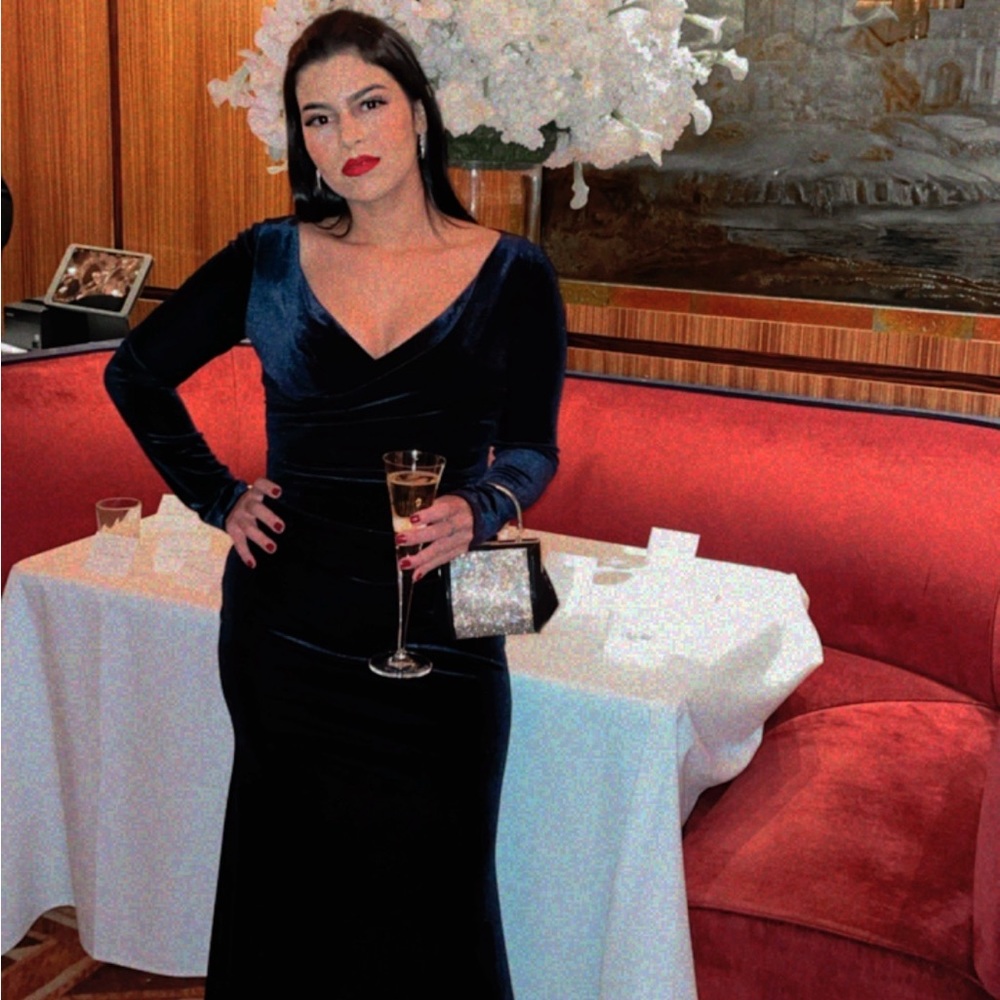 Guest wedding dress (velvet)